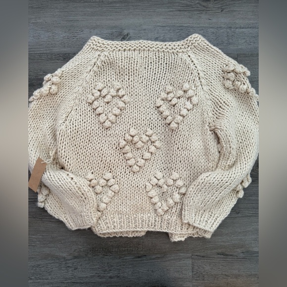 Dreamers by Debut Womens Pom Pom Cardigan Sweater Sz M - Picture 5 of 5